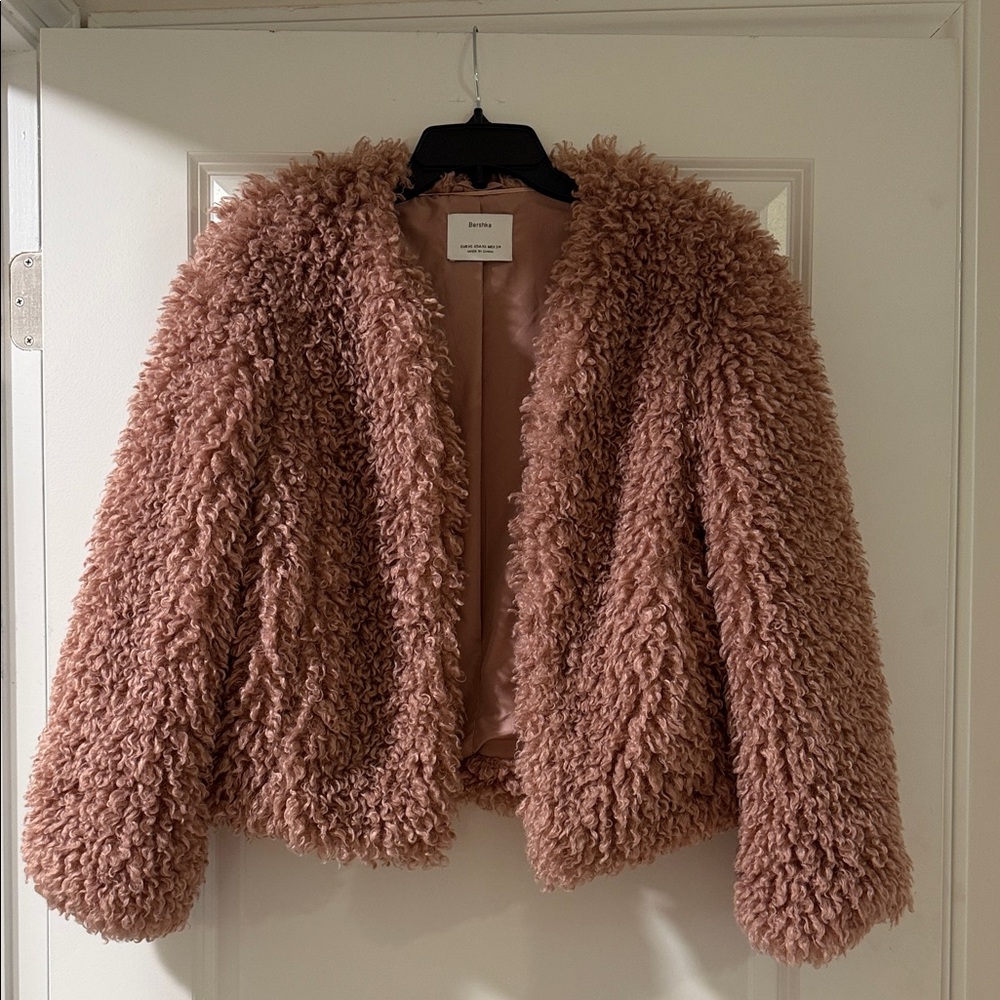 Brown Faux Fur Jacket